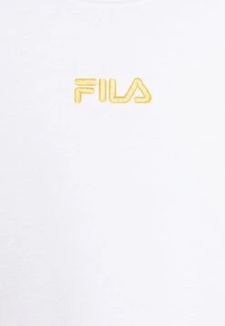 Fila Badajoz Tee - T-Shirt Print - Bright White/Pale Banana -Fila Verkoopwinkel 140030e794494266b6670c59b4387e23