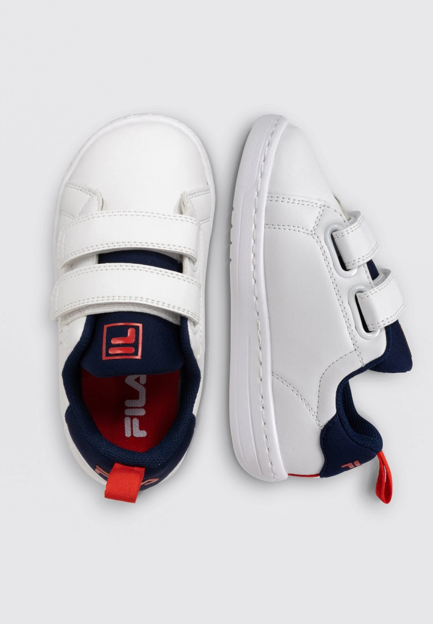 Fila Crosscourt 2 Nt Tdl - Klittenbandschoenen - White Navy 3 Fila Crosscourt 2 Nt Tdl - Klittenbandschoenen - White Navy - Afbeelding 3