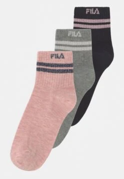 Fila Junior Boy Normal Plain Warm 3 Pack - Sokken - Grey Pink Navy