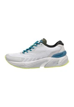 Fila Footwear Raceway - Hardloopschoenen Neutraal - Gray Violet-Safety Yellow Blue Coral
