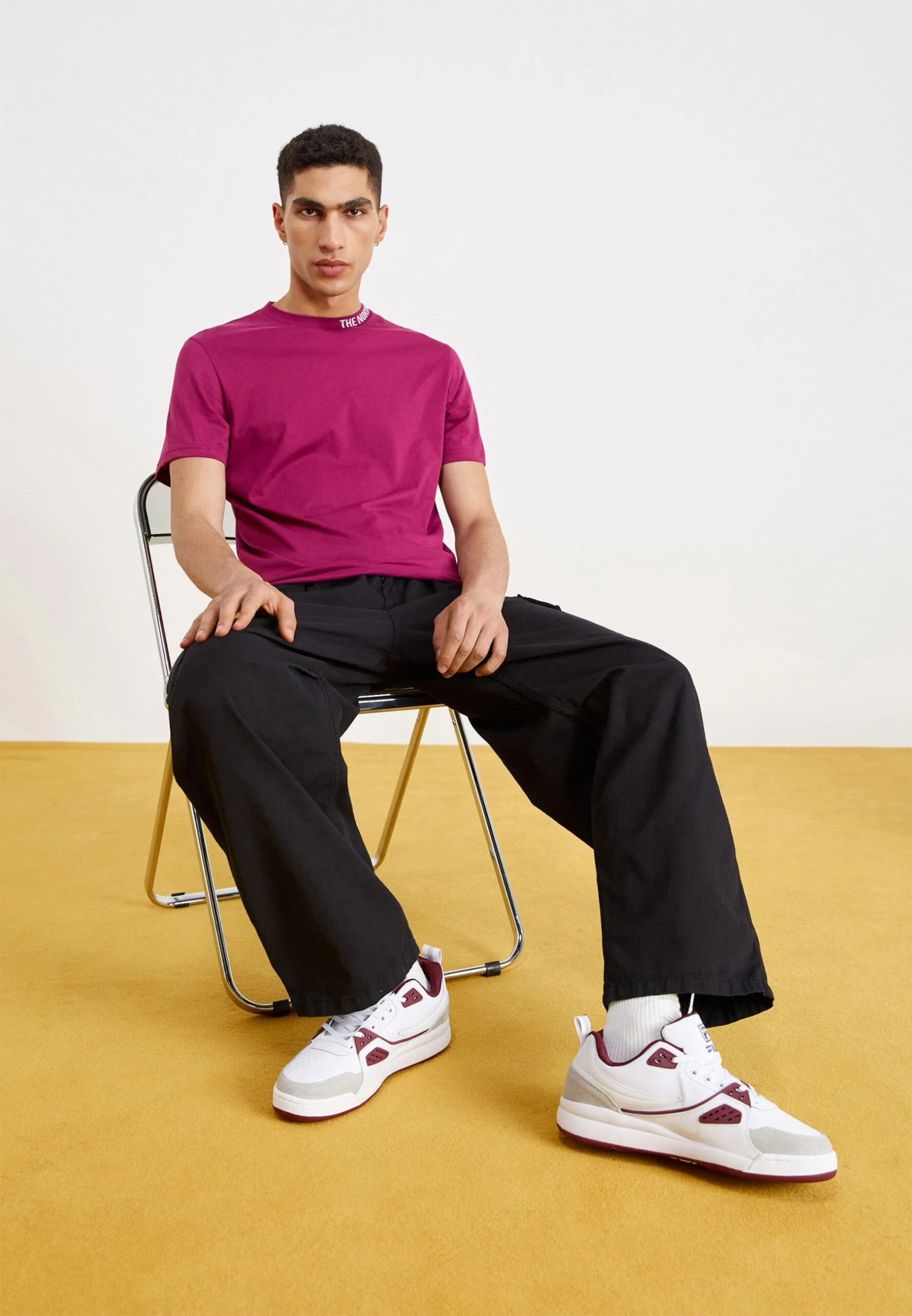 Fila Casim- Sneakers Laag - White/Tawny Port 3 Fila Casim- Sneakers Laag - White/Tawny Port - Afbeelding 3