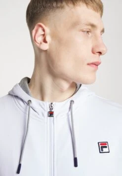Fila Robin - Sweater Met Rits - White -Fila Verkoopwinkel 1efcdcbff669479bbc364c86c8c31f06