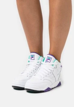 Fila M-Squad - Sneakers Hoog - White/Prism Violet