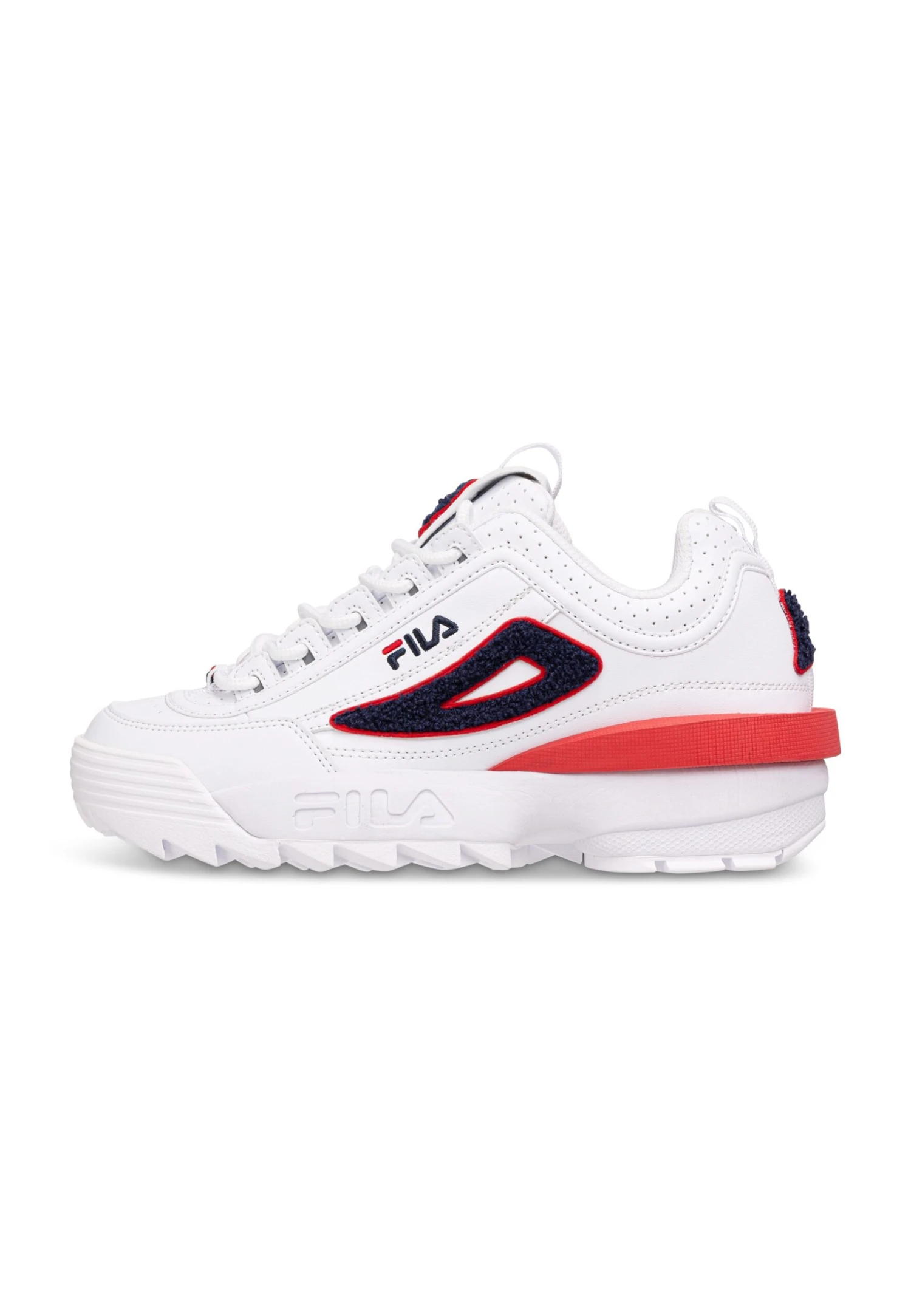 Disruptor Patch - Sneakers Laag - White/Fila Navy 1 Disruptor Patch - Sneakers Laag - White/Fila Navy