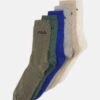 Fila Italia Unisex 6 Pack - Sokken - Sacramento/Olive/Sax/Ash Grey/Sand Beige/Ecru