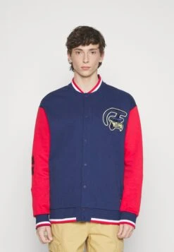 Fila Zurow College Jacket - Sweater Met Rits - Medieval Blue/True Red -Fila Verkoopwinkel 28b07d68751b4d658c6ebe9192d30128