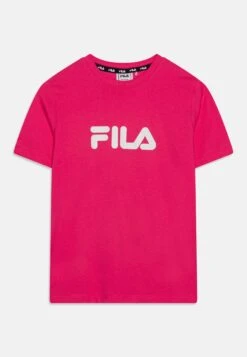 Fila Solberg Logo Tee Unisex - T-Shirt Print - Fuchsia Purple