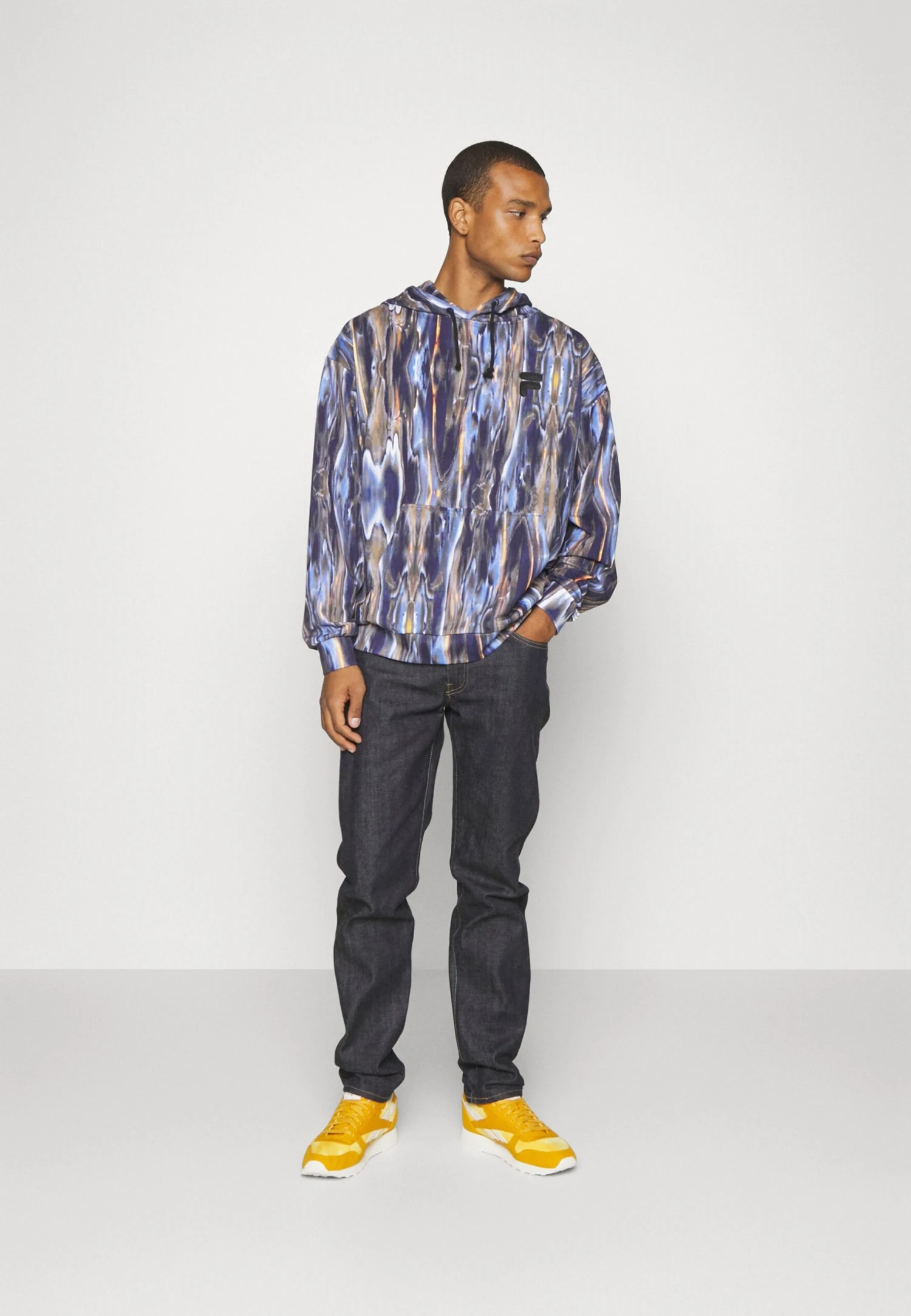 Fila Coulogne Hoody Unisex - Sweater - Blue 2 Fila Coulogne Hoody Unisex - Sweater - Blue - Afbeelding 2