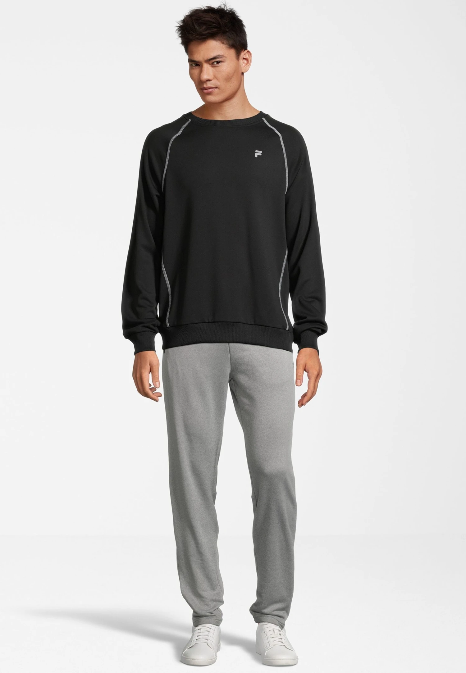 Fila Landin Raglan Crew - Sweater - Black 2 Fila Landin Raglan Crew - Sweater - Black - Afbeelding 2