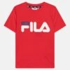Fila Baia Mare Classic Logo Tee Unisex - T-Shirt Print - True Red