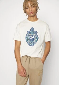 Fila Twistetal Graphic Tee - T-Shirt Print - Antique White -Fila Verkoopwinkel 3848a59e97824b25af10b339647a7bf8