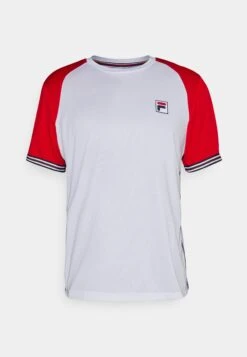 Fila Alfie - T-Shirt Print - White/Red -Fila Verkoopwinkel 3aeb6db3d3f749238b8a939fb76b08b2