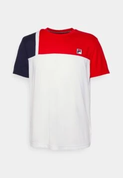 Fila Karl - Sport T-Shirt - White/Red -Fila Verkoopwinkel 3c2bf1e47530442dbb5e99894e51bed2