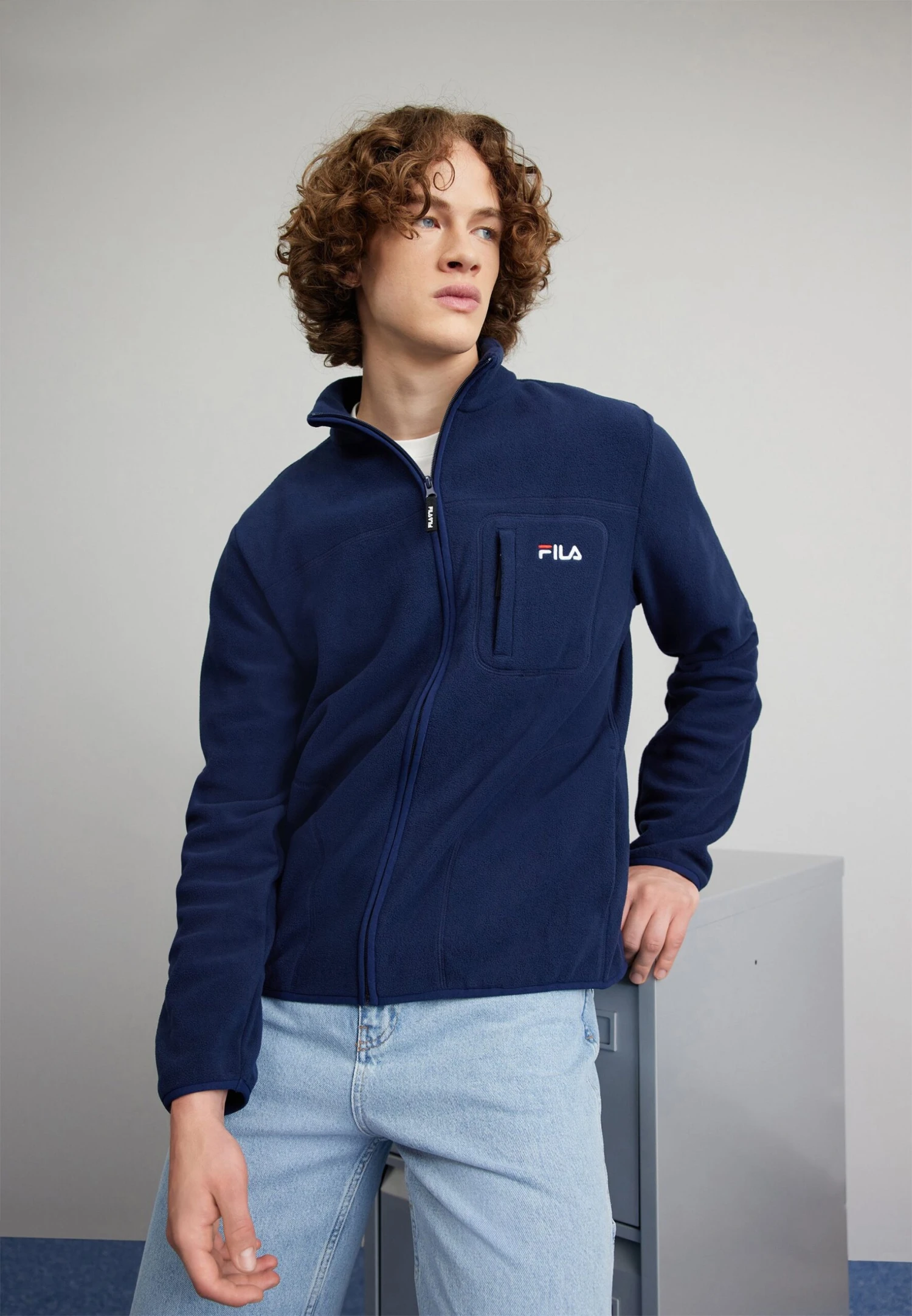 Fila Bleiburg - Fleecejas - Black Iris 1 Fila Bleiburg - Fleecejas - Black Iris