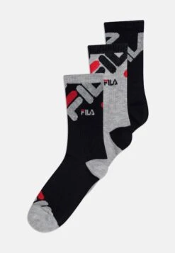 Fila Junior Boy Normal Plain Warm 3 Pack Unisex - Sokken - Navy/Grey