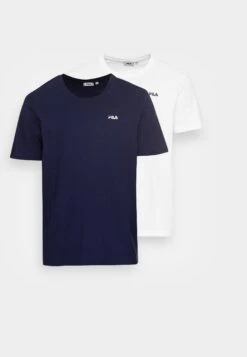 Fila Brod Tee 2 Pack - T-Shirt Basic - Bright White/Medieval Blue -Fila Verkoopwinkel 3e2bd46b56fd488ca28a1034c548d5c7