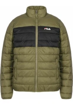 Fila Berglern Thin Puffer Jacket - Jas - Burnt Olive Moonless Night