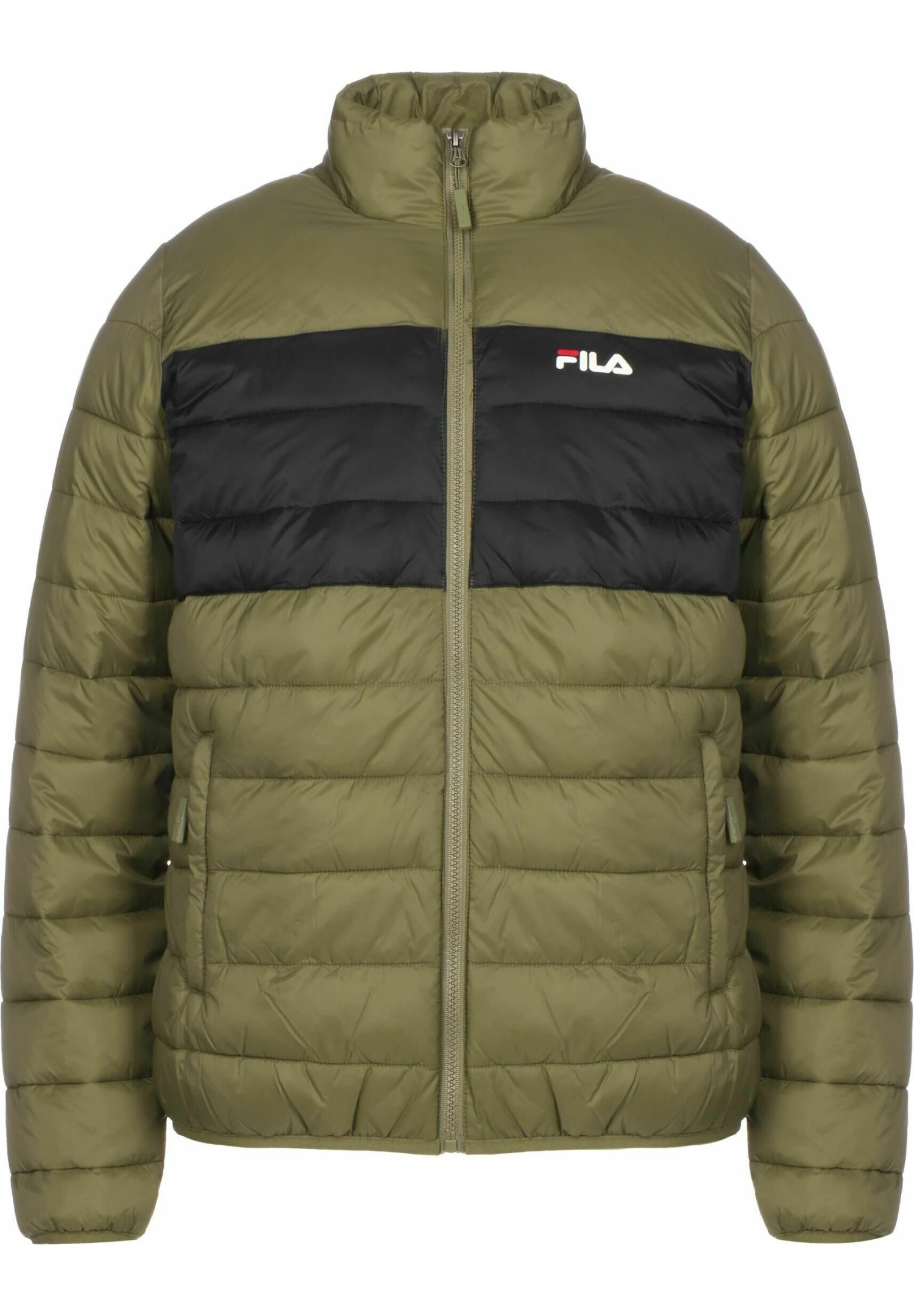 Fila Berglern Thin Puffer Jacket - Jas - Burnt Olive Moonless Night 1 Fila Berglern Thin Puffer Jacket - Jas - Burnt Olive Moonless Night