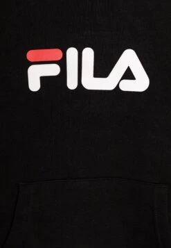 Fila Sande Classic Logo Hoody Unisex - Hoodie - Black -Fila Verkoopwinkel 4ccb7e9f84724388a7262a185eaa8587