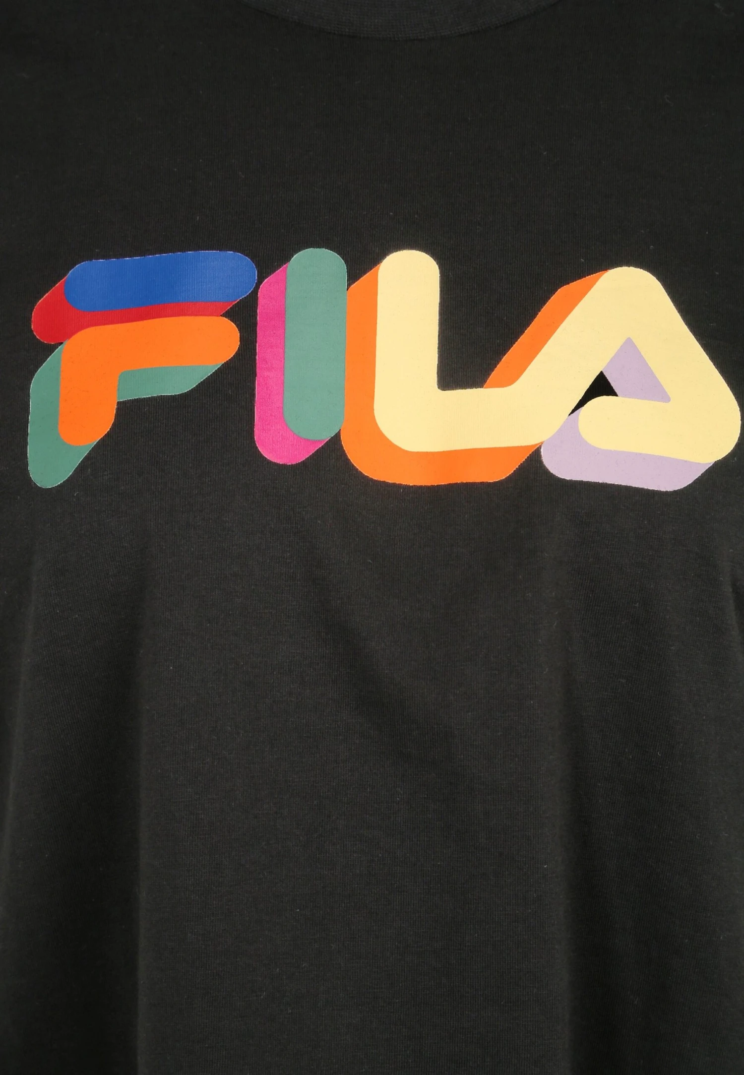Fila Apparel Beuna Cropped Graphic Tee - T-Shirt Print - Black 5 Fila Apparel Beuna Cropped Graphic Tee - T-Shirt Print - Black - Afbeelding 5
