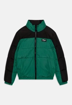Fila Thalwenden Teens Blocked Puff Unisex - Winterjas - Verdant Green/Black