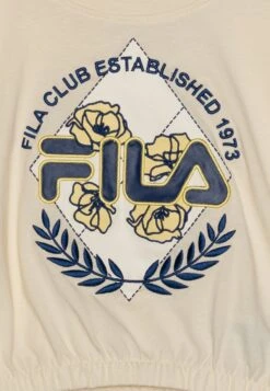 Fila Tamm Cropped Tee - T-Shirt Print - Antique White -Fila Verkoopwinkel 63a3ddba55c5475ea37c46045a0c254c