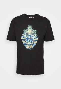 Fila Twistetal Graphic Tee - T-Shirt Print - Black -Fila Verkoopwinkel 67708f88660b4de9b3e0af90155d2145