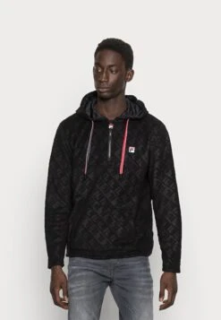 Fila Terah Half Zip Hoody - Hoodie - Black