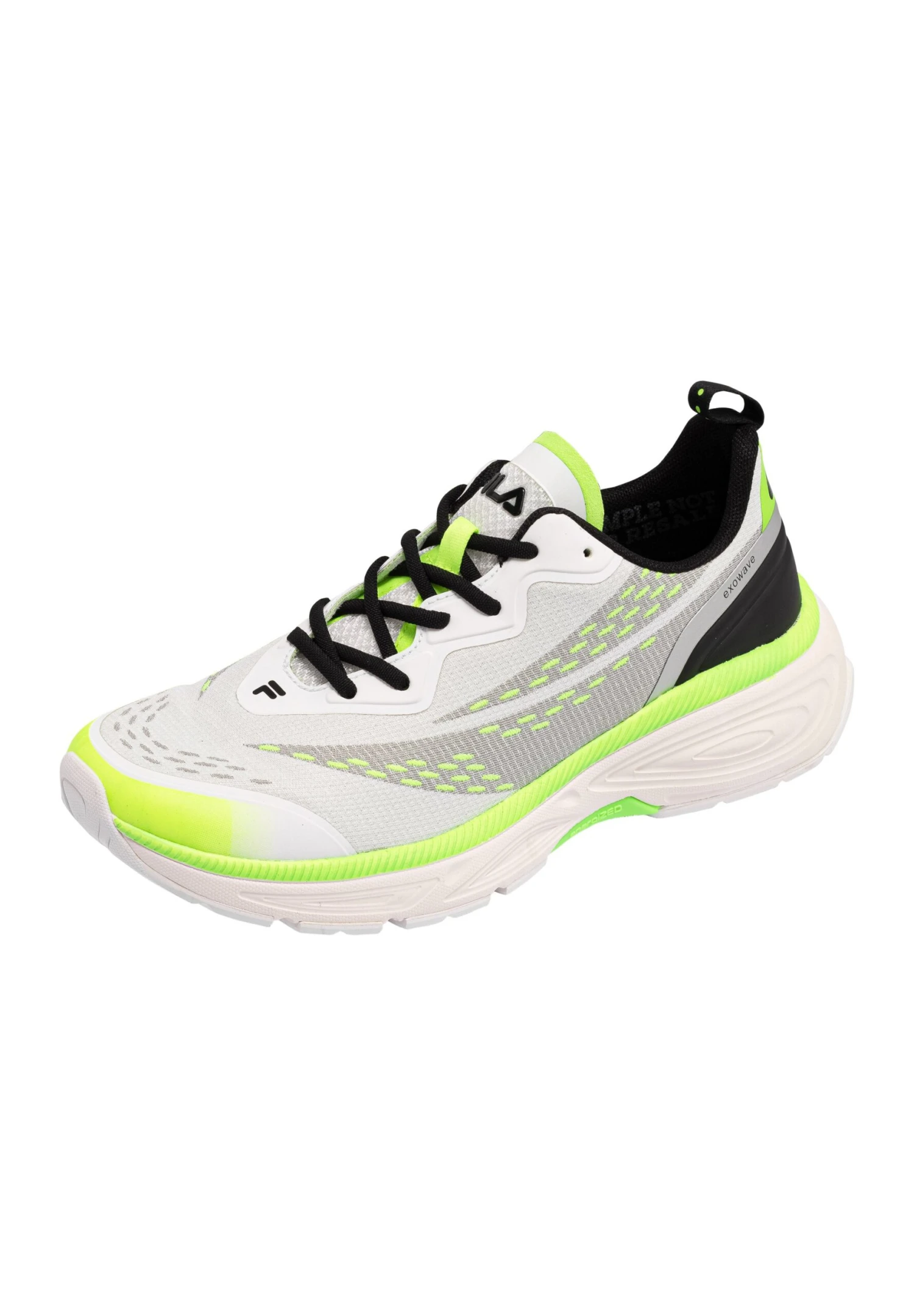 Fila Trainingsschoen - Gray Violet/Neon Green/Black 2 Fila Trainingsschoen - Gray Violet/Neon Green/Black - Afbeelding 2