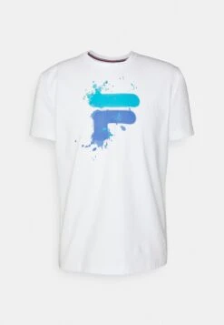 Fila Nevio - T-Shirt Print - White -Fila Verkoopwinkel 740fc3fec69e4883a54a9245dd30a47a