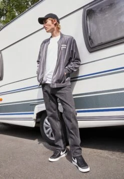 Fila Comacchio College Jacket - Sweater Met Rits - Iron Gate