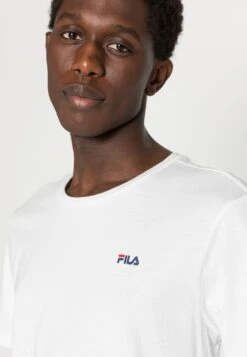 Fila Brod Tee 2 Pack - T-Shirt Basic - Bright White/Medieval Blue -Fila Verkoopwinkel 74b45c6cd55a42e7b2e2f3a384459aae