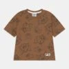 Fila Tver Tee Unisex - T-Shirt Print - Brown