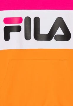 Fila Bagana Blocked Hoody Unisex - Sweater - Orange Peel/Fuchsia Purple/Bright White -Fila Verkoopwinkel 7853fb8571ed400dbd1323a62f42517d
