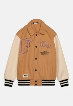Fila Tuetingen Teen Unisex Varsity - Bomberjacks - Iced Coffe/Whitecap Grey