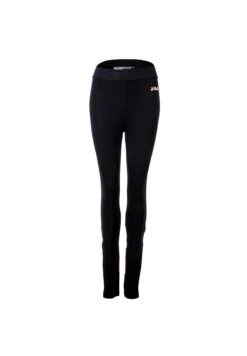Fila Salino Long Logo Stret - Legging - Schwarz Rot