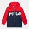 Fila Berkenthin Kids Blocked Padded - Winterjas - True Red/Black Iris