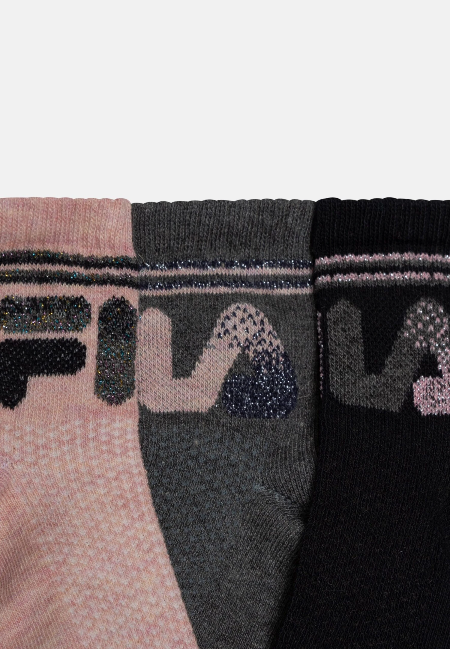 Fila Junior Normal Boy Plain Warm 3 Pack Unisex - Sokken - Grey/Pink/Navy 2 Fila Junior Normal Boy Plain Warm 3 Pack Unisex - Sokken - Grey/Pink/Navy - Afbeelding 2