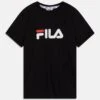 Fila Solberg Logo Tee Unisex - T-Shirt Print - Black