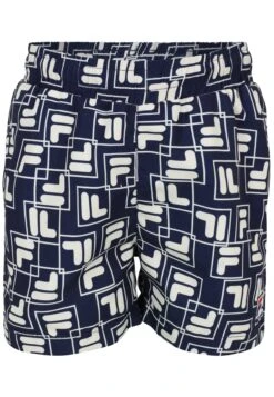 Fila Laudert Aop- Zwemshorts - Medieval Blue Playful Fbox Aop