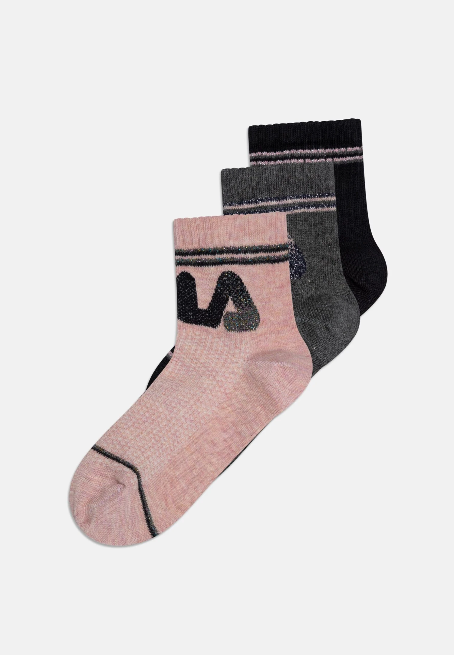 Fila Junior Normal Boy Plain Warm 3 Pack Unisex - Sokken - Grey/Pink/Navy 1 Fila Junior Normal Boy Plain Warm 3 Pack Unisex - Sokken - Grey/Pink/Navy