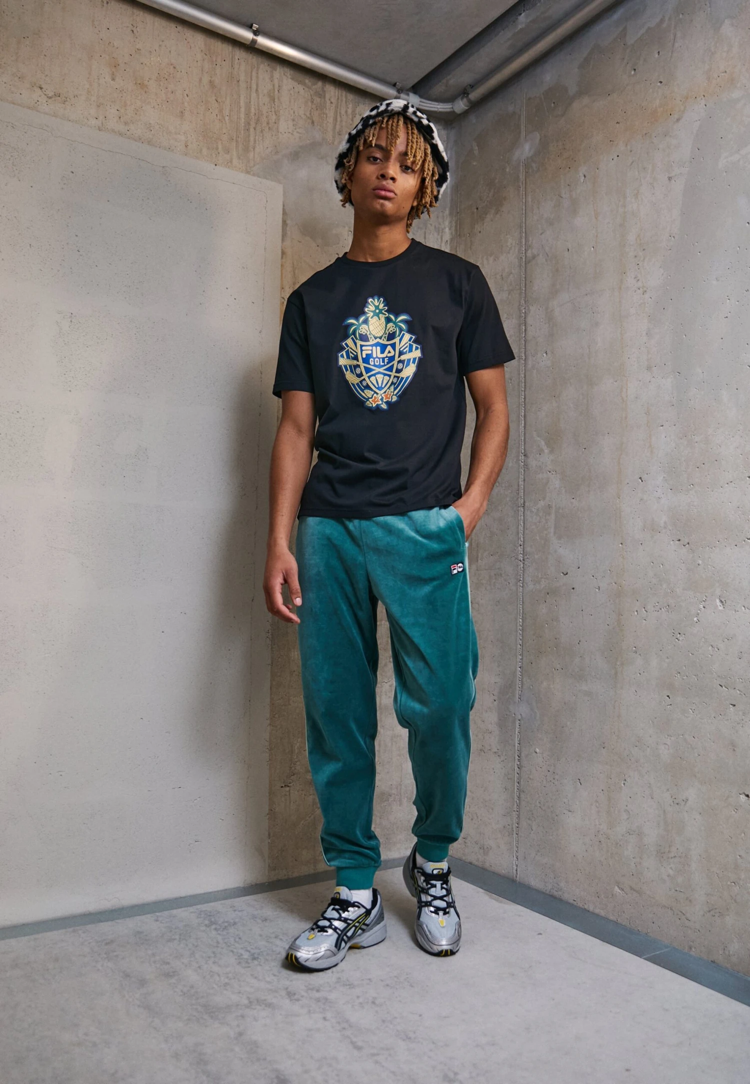 Fila Zinna Pants - Trainingsbroek - Blue Spruce 2 Fila Zinna Pants - Trainingsbroek - Blue Spruce - Afbeelding 2