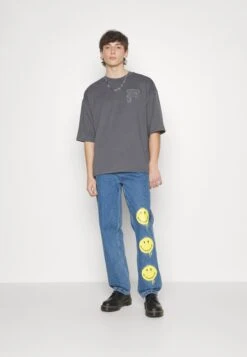 Fila Castellar Oversized Tee - T-Shirt Print - Iron Gate -Fila Verkoopwinkel 812bc025ecbe4e7081139135bf23c945