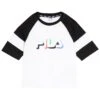 Fila T-Shirt Print - Bright White/Black Beauty