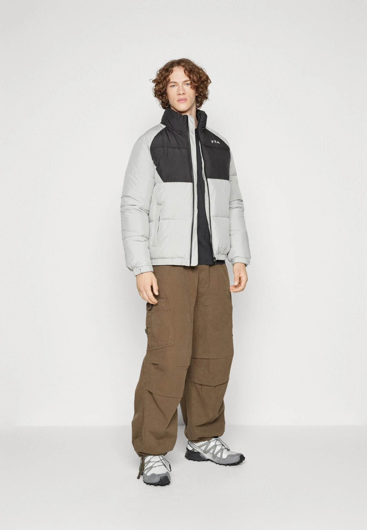 Fila Tarsus - Winterjas - Ultimate Gray - Black 5 Fila Tarsus - Winterjas - Ultimate Gray - Black - Afbeelding 5