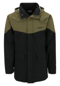 Fila Apparel Tanvald - Parka - Moonless Night/Burnt Olive -Fila Verkoopwinkel 87be30657a3647b5842649d9a69c7718