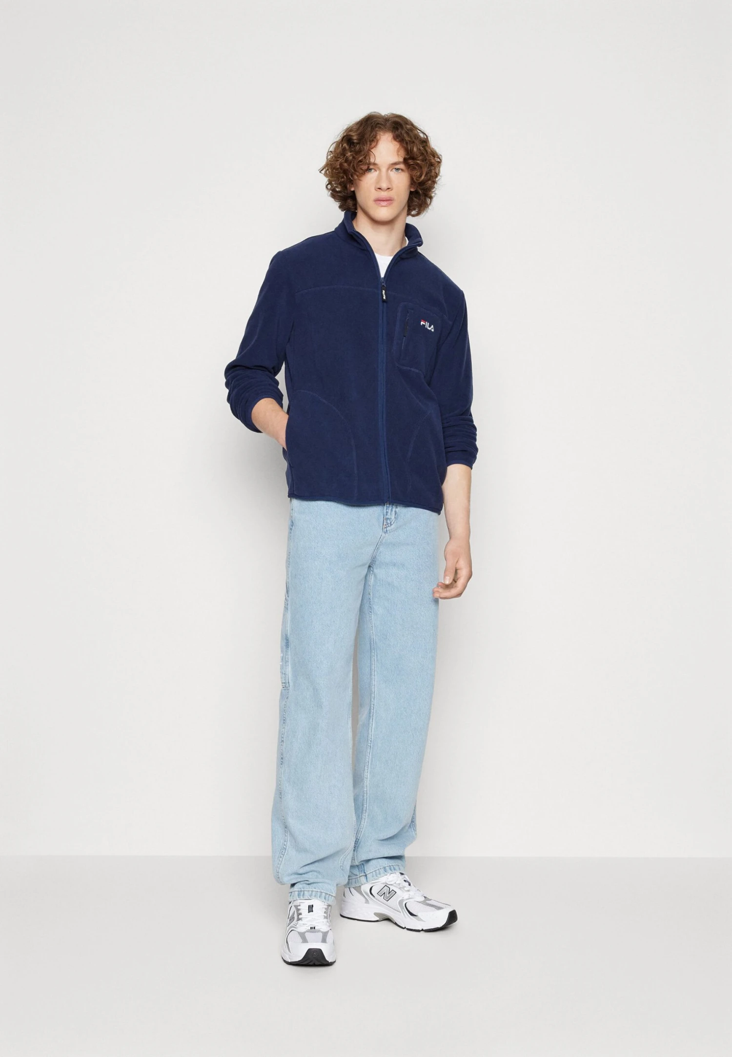 Fila Bleiburg - Fleecejas - Black Iris 5 Fila Bleiburg - Fleecejas - Black Iris - Afbeelding 5