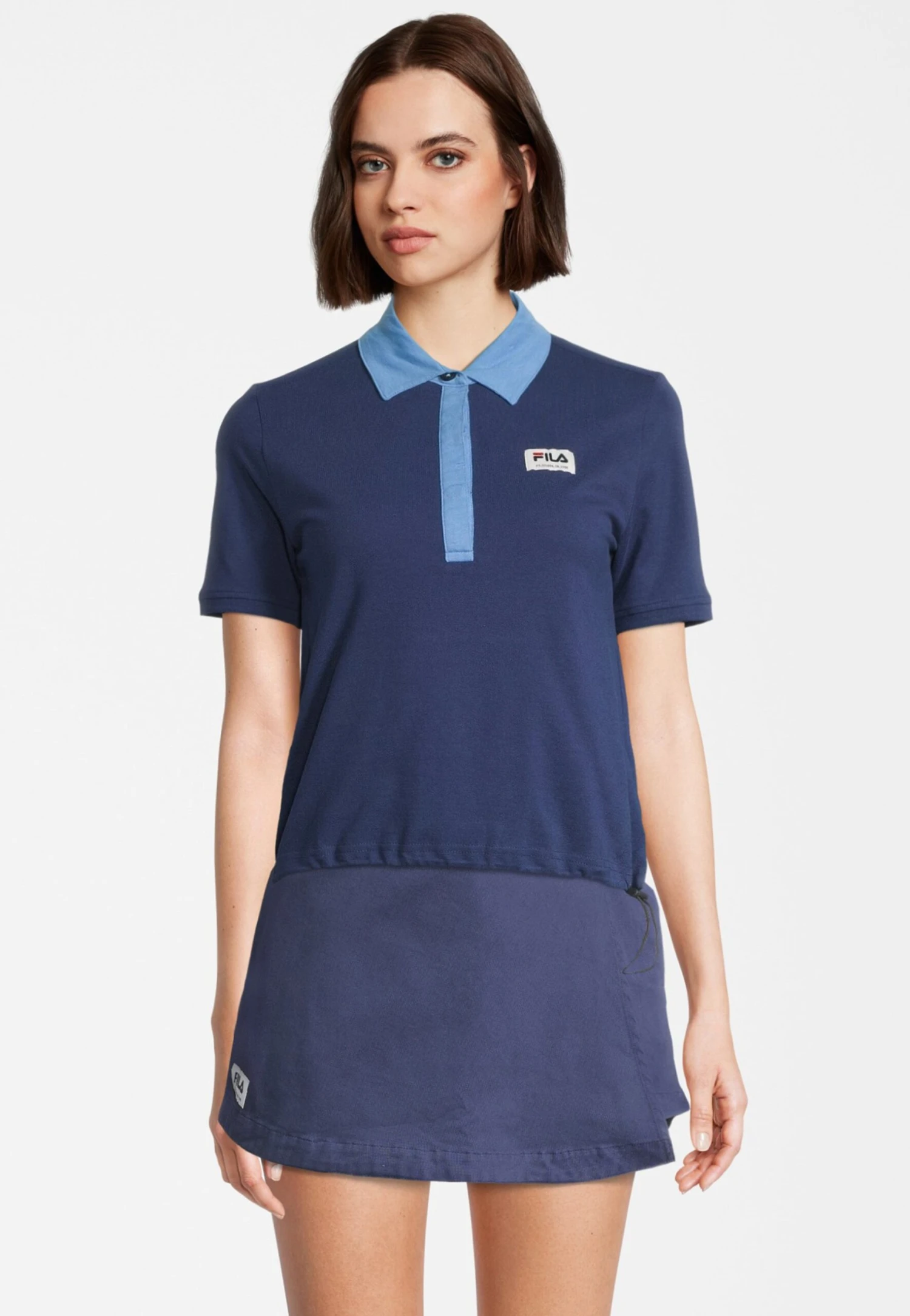 Fila Apparel Tarbeck Cropped Tee - Poloshirt - Medieval Blue 1 Fila Apparel Tarbeck Cropped Tee - Poloshirt - Medieval Blue