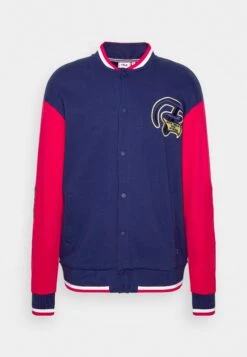 Fila Zurow College Jacket - Sweater Met Rits - Medieval Blue/True Red -Fila Verkoopwinkel 92338a994d354ce08d75f3f4117de241