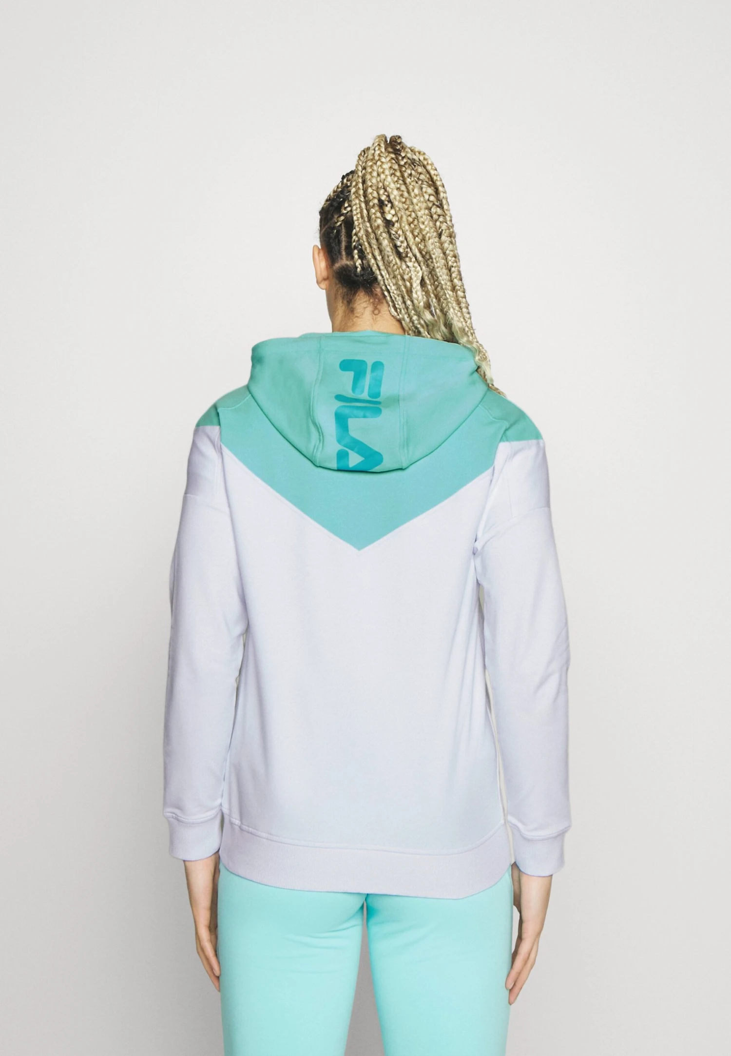 Fila Xenia - Longsleeve - White/Blue Radiance 3 Fila Xenia - Longsleeve - White/Blue Radiance - Afbeelding 3